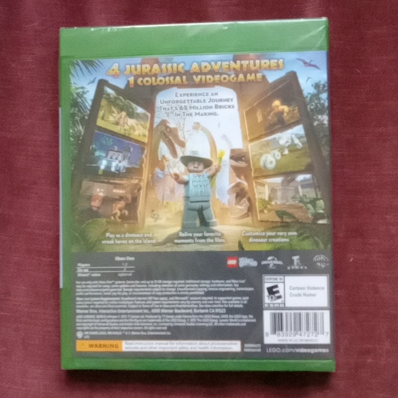 Sealed lego jurassic world Xbox one game - Picture 2 of 4